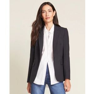 NWT Veronica Beard Iconic Classic Dickey Jacket Navy Size 16